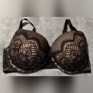 Victoria Secret bra black with lace size 36DD